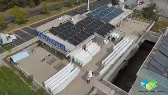 Sistema fotovoltaico industrial sobre techumbre
